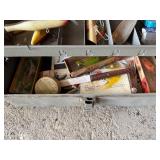 Vintage ‘My Buddy’ Metal Tackle Box & Contents