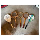 Vintage Wood Tennis Rackets