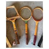 Vintage Wood Tennis Rackets