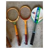 Vintage Wood Tennis Rackets