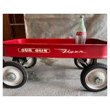 ‘Our Own Flyer’ Radio Flyer Wagon & Glass Coke Bottle