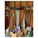 Whole Wall of Garage Items