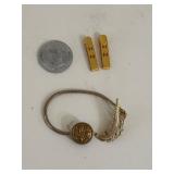Military Pin, Coin, Bra Slip Holder