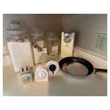 Contents of Counter & 2 Cupboards