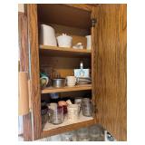 Contents of Counter & 2 Cupboards