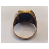 10K & Onyx Masonic Men