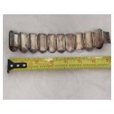 Sterling & Black Enameled Dancing Goddess Bracelet