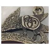 Fenton Sterling Iridescent Amethyst Necklace