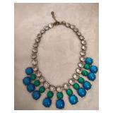 Leslie Danzis Jeweled Statement Necklace