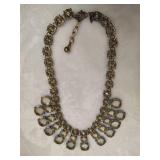 Leslie Danzis Jeweled Statement Necklace