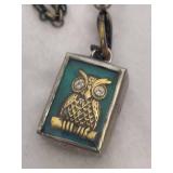 Jewel Kade Owl "Wisdom" Charm & Necklace