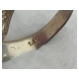 14K Old English "G" Men