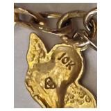 10K Religious Charm Bracelet