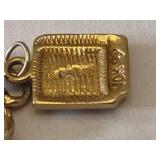 10K Religious Charm Bracelet