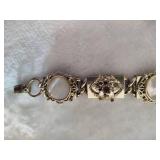 Vintage Victorian Style Panel Bracelet