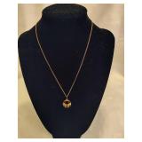 10K Black Hills Gold Grape Motive Pendant