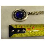 R. Tennesmed Pewter & Glass Pendant