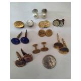 Vintage Cuff Links & Tie Pins