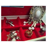 Jewelry Box w/Asst Costume Jewelry