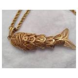 Articulated Fish Pendant