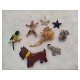 Large Lot of Assorted Brooches/Pins