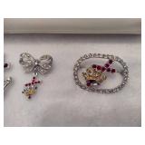 Knights Templar Rhinestone Brooch/Necklace