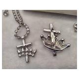 Knights Templar Rhinestone Brooch/Necklace