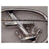 Knights Templar Rhinestone Brooch/Necklace