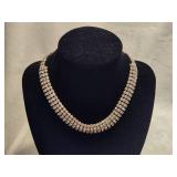 Rhinestone Jewelry Lot & Beautiful Rhinestone Decorated Trinket Box