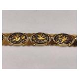 IA Midas Signed Damascene Toledo Style Bracelet