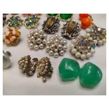 Vintage Clip On Earrings