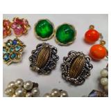 Vintage Clip On Earrings