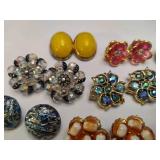 Vintage Clip On Earrings
