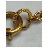 12K GF Signed Winard Cameo Pendant & Chain