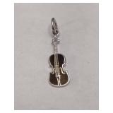 Sterling Silver Guitar Charm/Pendant