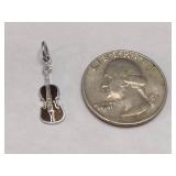 Sterling Silver Guitar Charm/Pendant