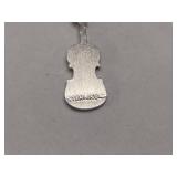 Sterling Silver Guitar Charm/Pendant