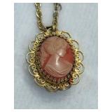 Andre Rivalle Resin Cameo Watch/Pendant