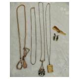 1/20 12K GF Necklaces, Earrings & Tie Clip