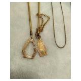 1/20 12K GF Necklaces, Earrings & Tie Clip