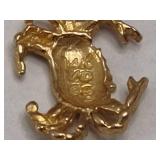 14K Tiny Crab