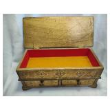 Jewelry Box w/Assorted Costume Jewelry