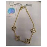 Nic & Syd Gold Tone Crystal Bracelet *New in Box*