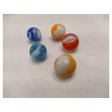 Peltier Marbles incl Sunset & Blue Jewel