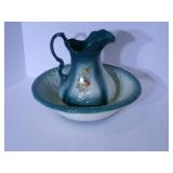 Vintage bathing bowl and pitcher...