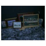 Misc. lot of pictures with frames a...