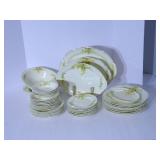 Vintage orange and yellow dishes 41...