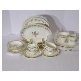Rose Royal dishes 31 pieces  (mostl...