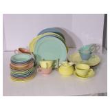 Lu/Ray dishes  39 pieces (rack not ...