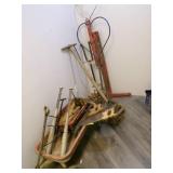 Vintage metal outdoor garden junk ...